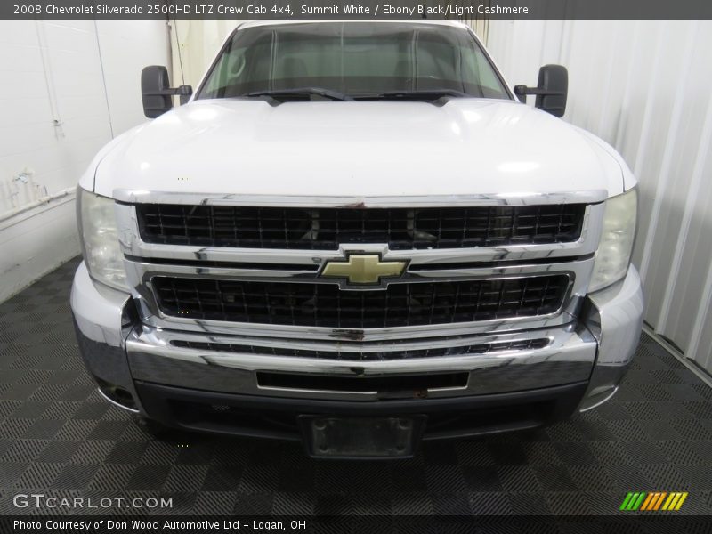 Summit White / Ebony Black/Light Cashmere 2008 Chevrolet Silverado 2500HD LTZ Crew Cab 4x4