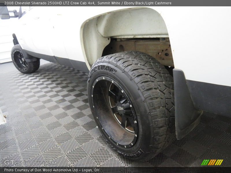 Summit White / Ebony Black/Light Cashmere 2008 Chevrolet Silverado 2500HD LTZ Crew Cab 4x4