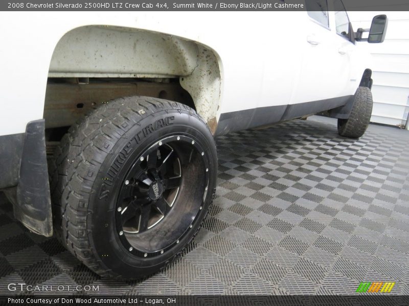 Summit White / Ebony Black/Light Cashmere 2008 Chevrolet Silverado 2500HD LTZ Crew Cab 4x4
