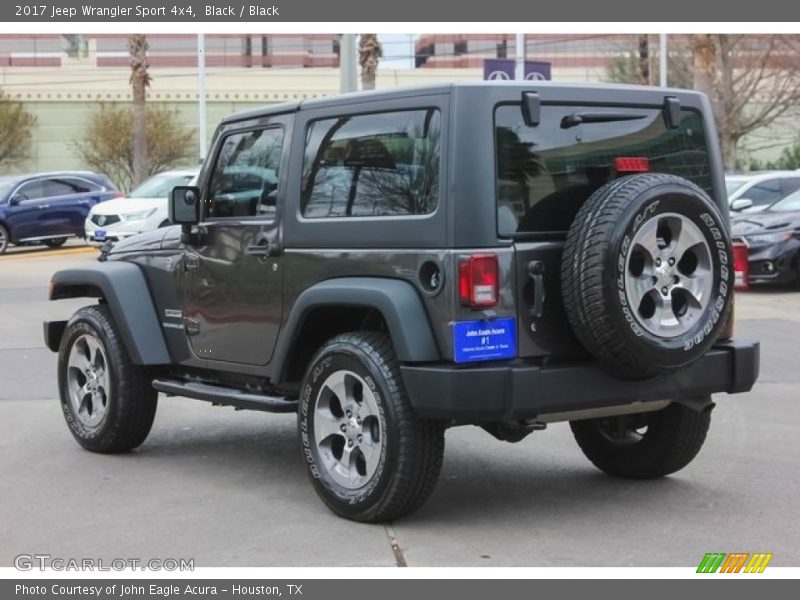 Black / Black 2017 Jeep Wrangler Sport 4x4