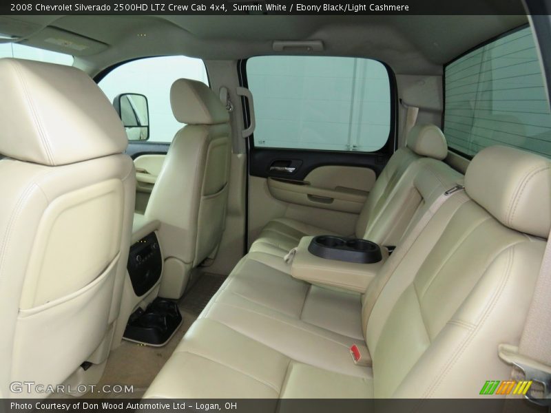 Summit White / Ebony Black/Light Cashmere 2008 Chevrolet Silverado 2500HD LTZ Crew Cab 4x4