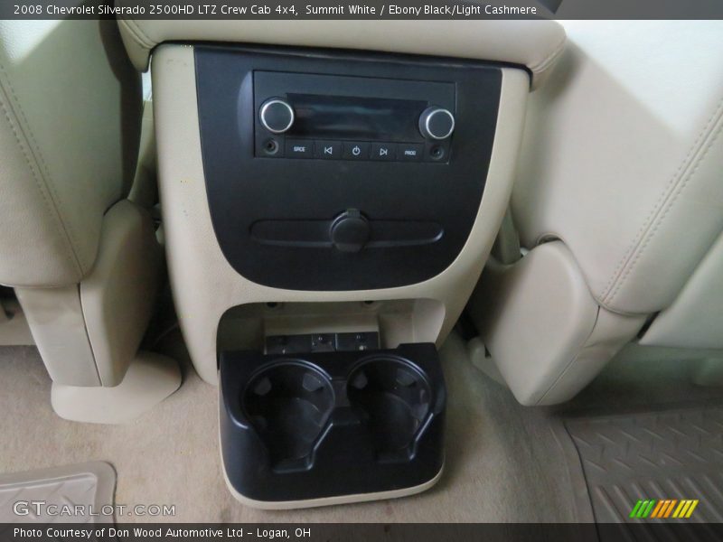 Summit White / Ebony Black/Light Cashmere 2008 Chevrolet Silverado 2500HD LTZ Crew Cab 4x4