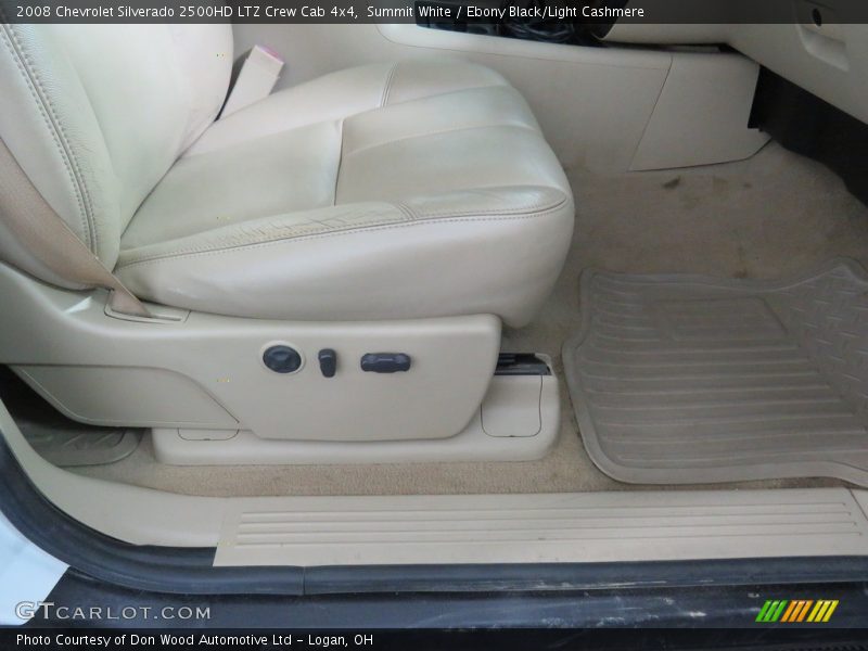 Summit White / Ebony Black/Light Cashmere 2008 Chevrolet Silverado 2500HD LTZ Crew Cab 4x4