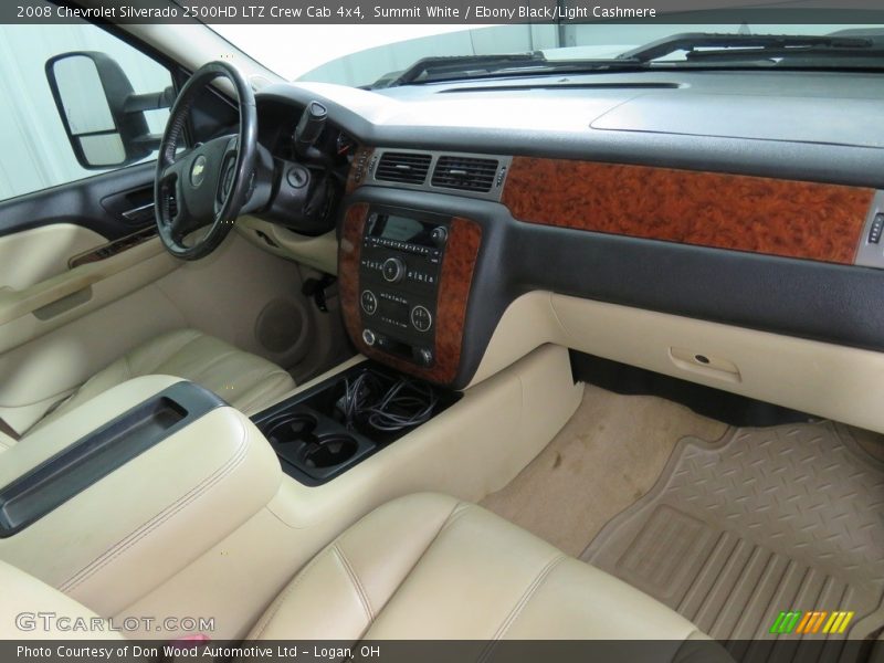 Summit White / Ebony Black/Light Cashmere 2008 Chevrolet Silverado 2500HD LTZ Crew Cab 4x4