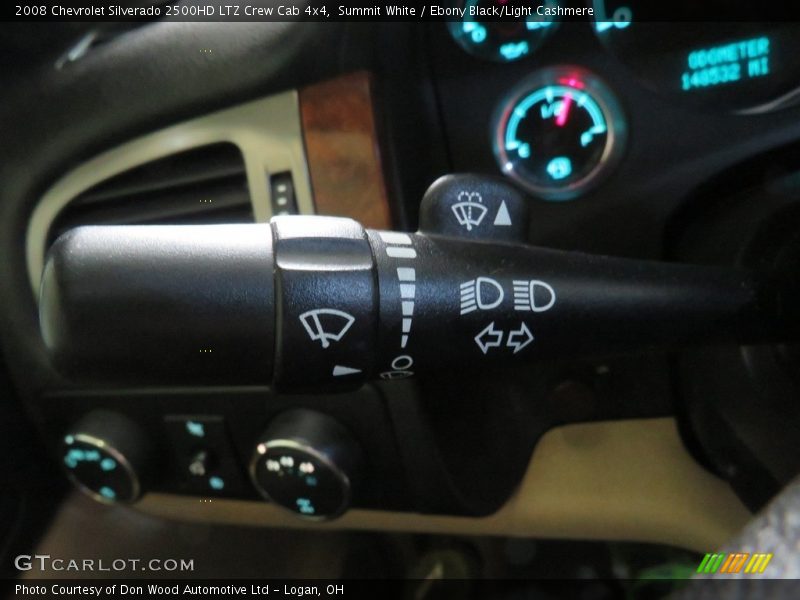 Summit White / Ebony Black/Light Cashmere 2008 Chevrolet Silverado 2500HD LTZ Crew Cab 4x4