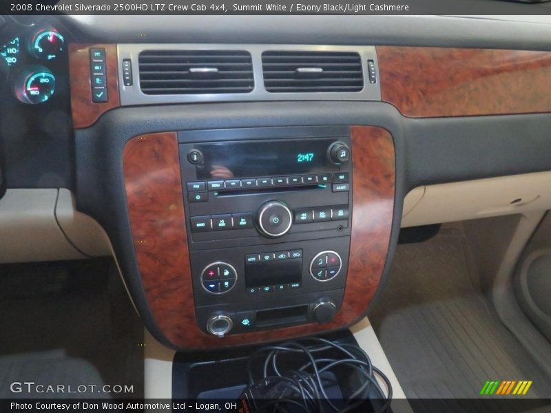 Summit White / Ebony Black/Light Cashmere 2008 Chevrolet Silverado 2500HD LTZ Crew Cab 4x4