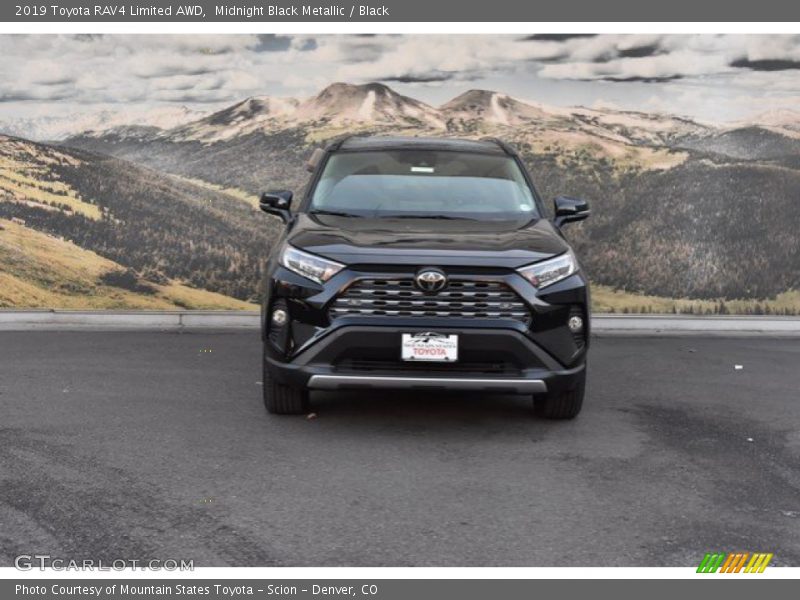 Midnight Black Metallic / Black 2019 Toyota RAV4 Limited AWD