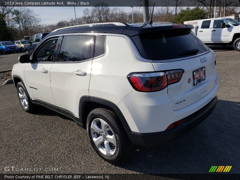 White / Black 2019 Jeep Compass Latitude 4x4