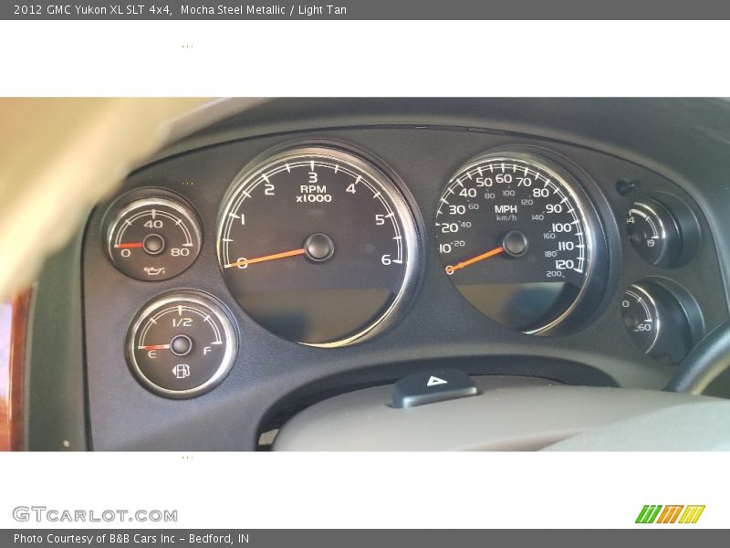 Mocha Steel Metallic / Light Tan 2012 GMC Yukon XL SLT 4x4