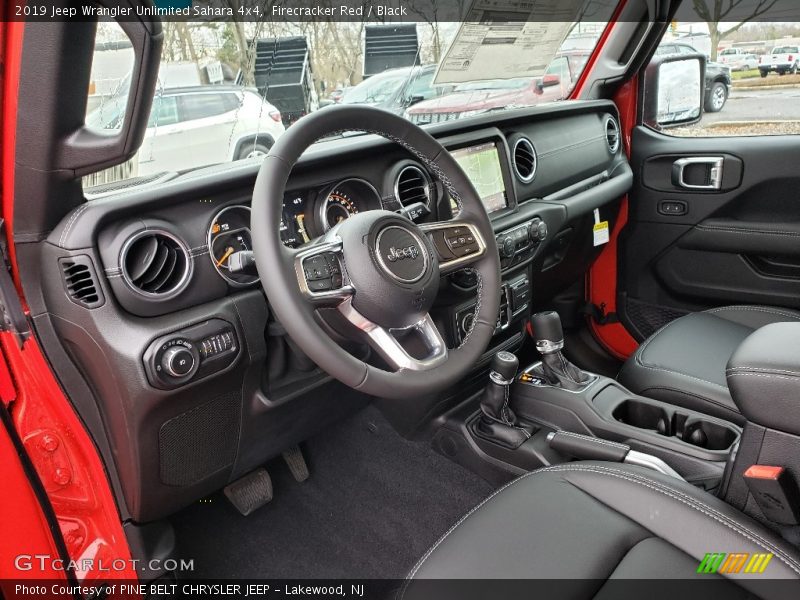  2019 Wrangler Unlimited Sahara 4x4 Black Interior