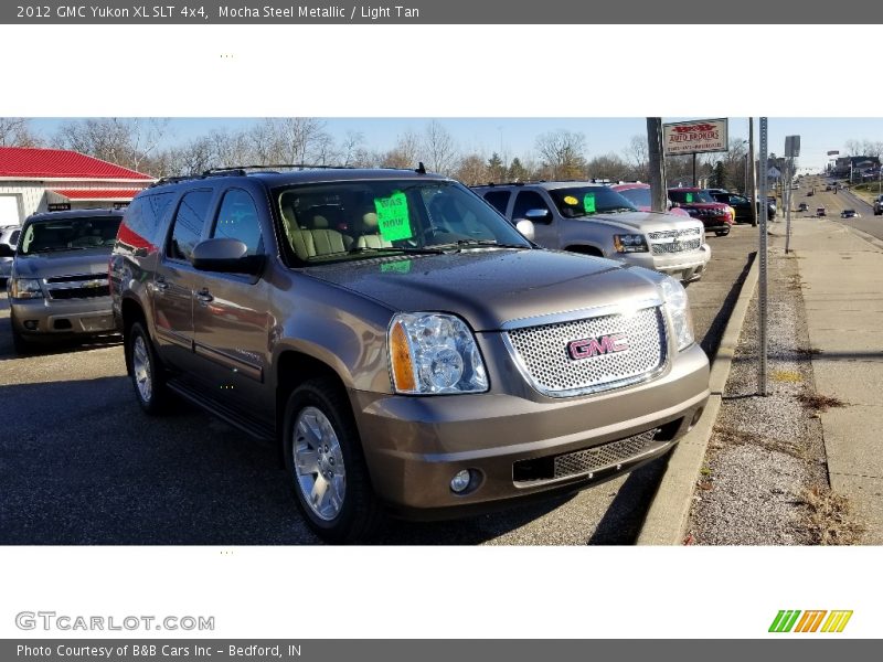 Mocha Steel Metallic / Light Tan 2012 GMC Yukon XL SLT 4x4