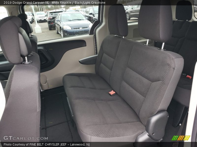 White Knuckle / Black/Light Graystone 2019 Dodge Grand Caravan SE