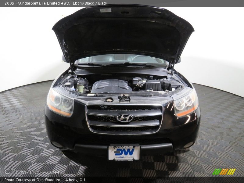 Ebony Black / Black 2009 Hyundai Santa Fe Limited 4WD