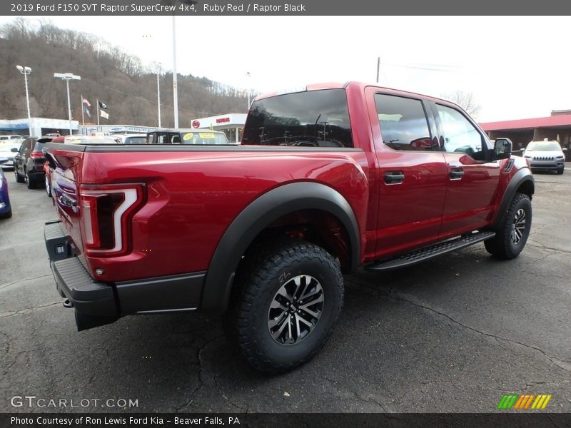 Ruby Red / Raptor Black 2019 Ford F150 SVT Raptor SuperCrew 4x4