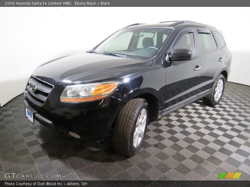 Ebony Black / Black 2009 Hyundai Santa Fe Limited 4WD
