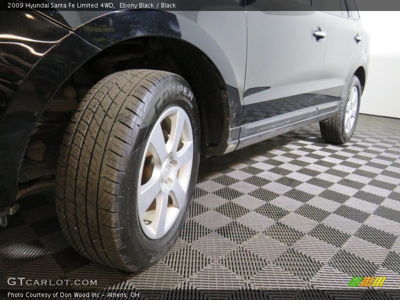 Ebony Black / Black 2009 Hyundai Santa Fe Limited 4WD