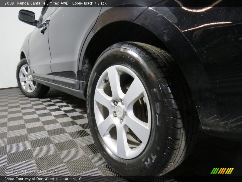 Ebony Black / Black 2009 Hyundai Santa Fe Limited 4WD