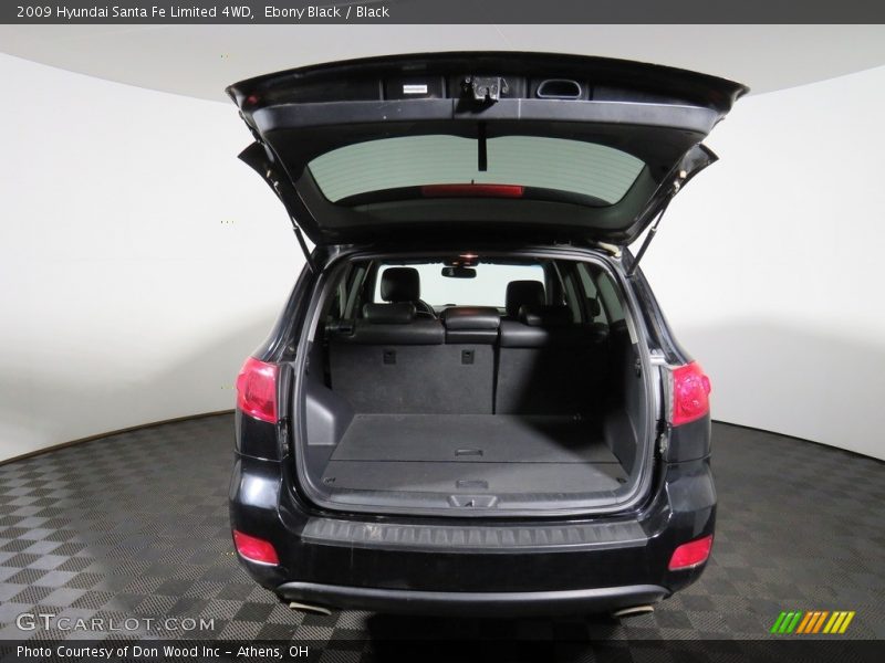 Ebony Black / Black 2009 Hyundai Santa Fe Limited 4WD