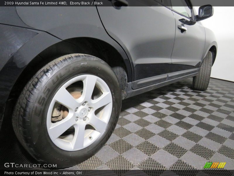 Ebony Black / Black 2009 Hyundai Santa Fe Limited 4WD