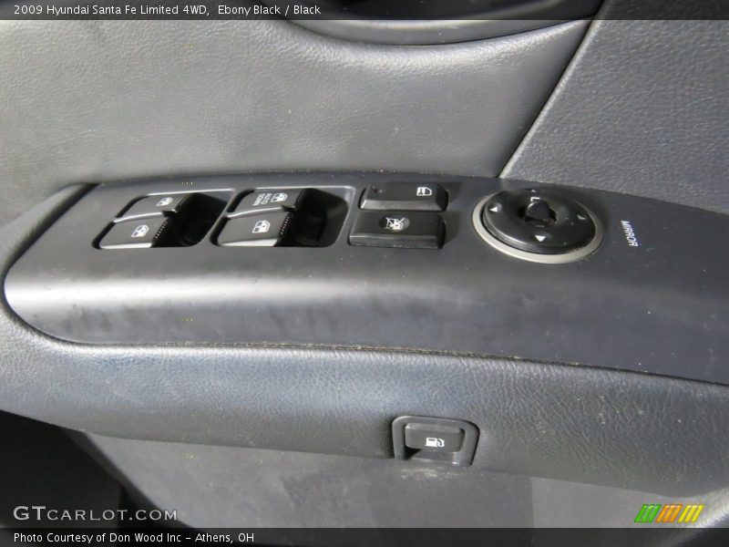 Ebony Black / Black 2009 Hyundai Santa Fe Limited 4WD