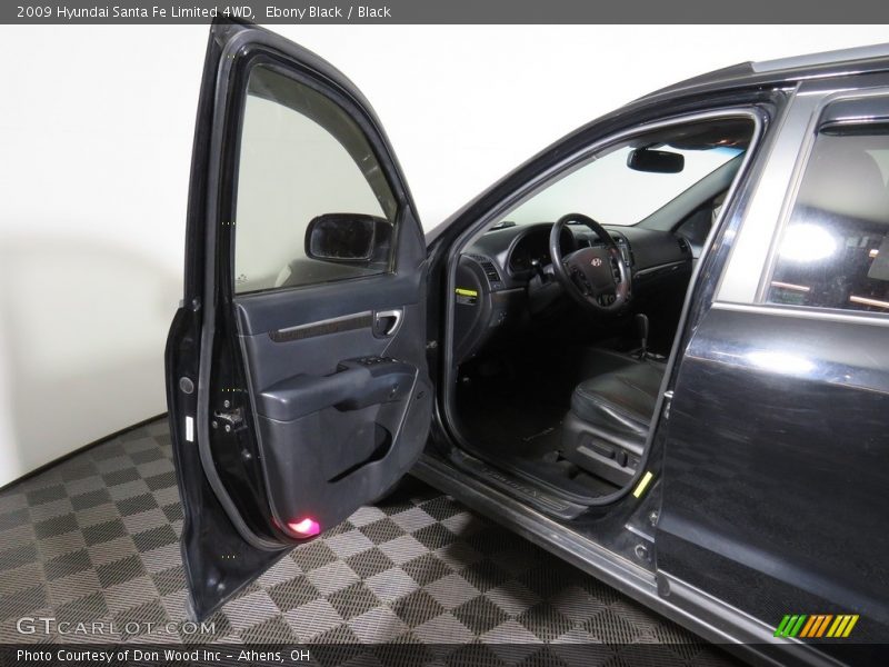Ebony Black / Black 2009 Hyundai Santa Fe Limited 4WD