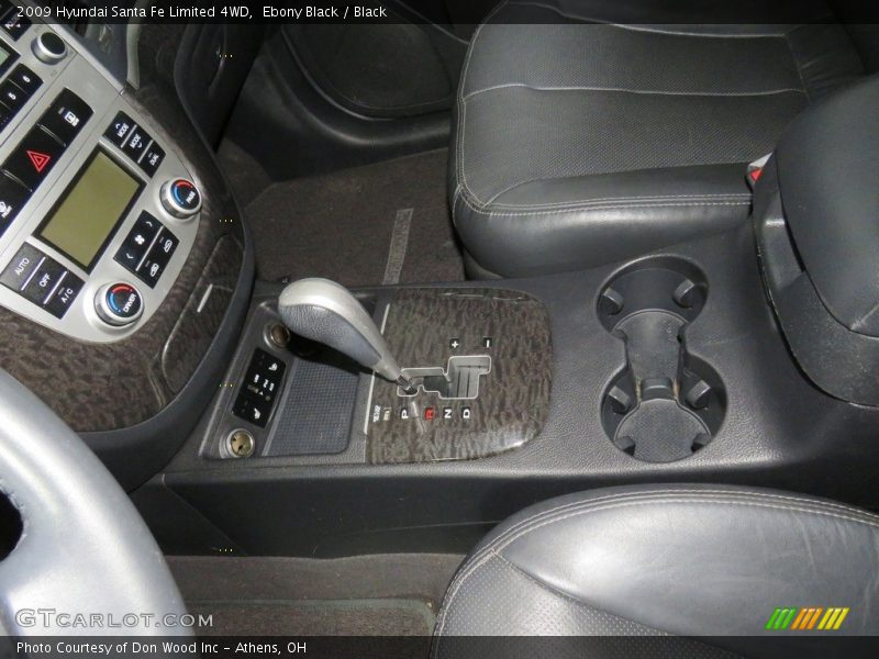 Ebony Black / Black 2009 Hyundai Santa Fe Limited 4WD