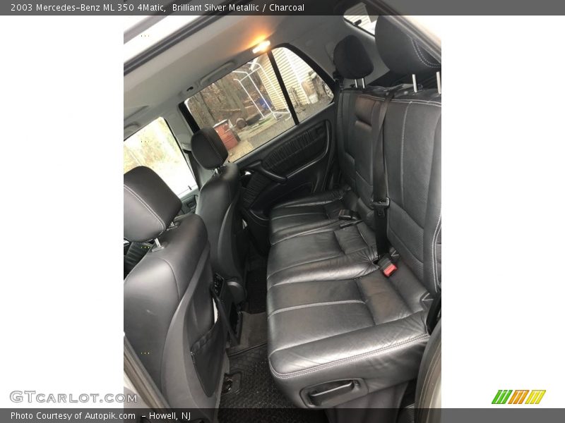 Brilliant Silver Metallic / Charcoal 2003 Mercedes-Benz ML 350 4Matic