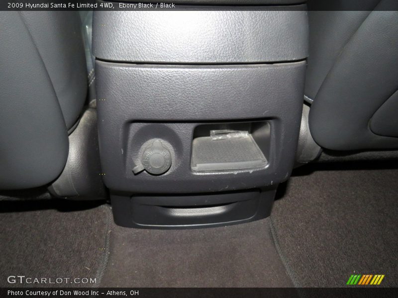 Ebony Black / Black 2009 Hyundai Santa Fe Limited 4WD