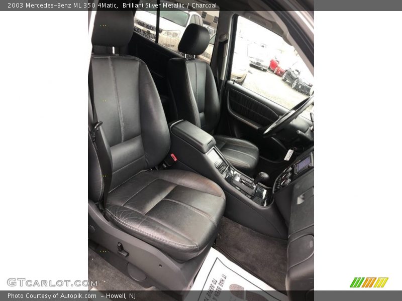 Brilliant Silver Metallic / Charcoal 2003 Mercedes-Benz ML 350 4Matic