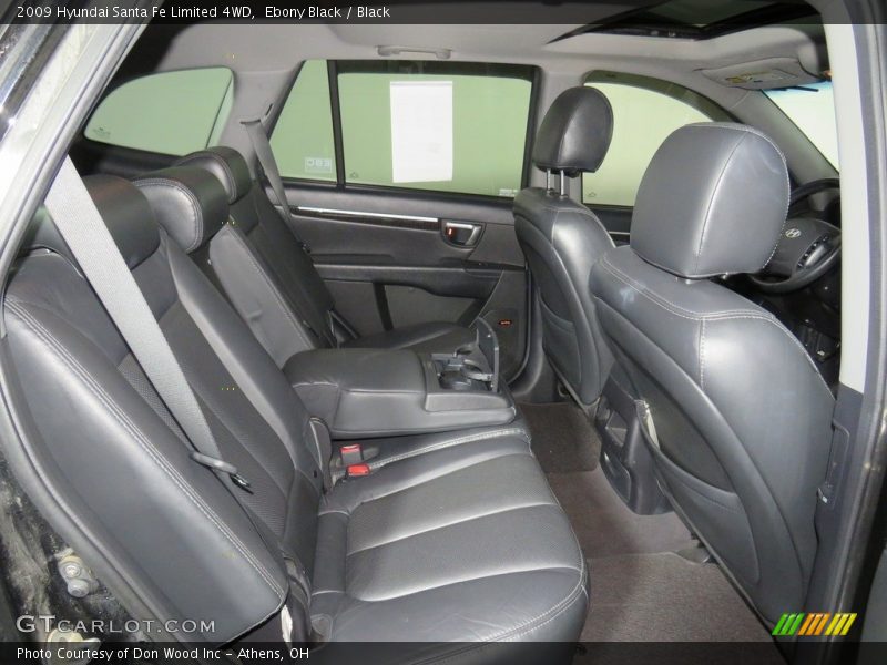 Ebony Black / Black 2009 Hyundai Santa Fe Limited 4WD