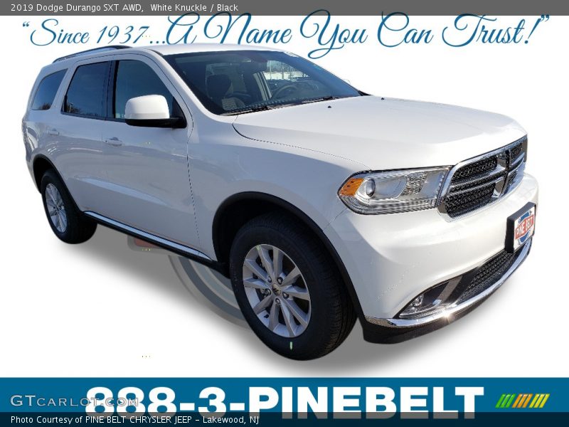 White Knuckle / Black 2019 Dodge Durango SXT AWD