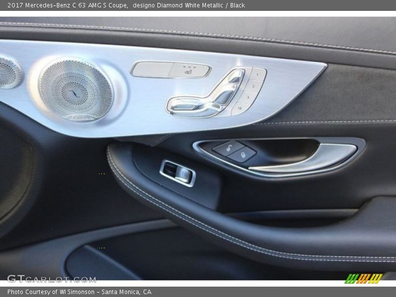 designo Diamond White Metallic / Black 2017 Mercedes-Benz C 63 AMG S Coupe