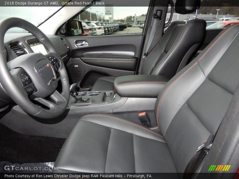 Octane Red Pearl / Black 2018 Dodge Durango GT AWD
