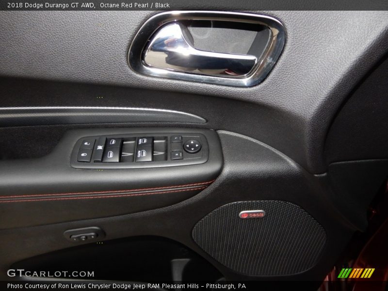 Octane Red Pearl / Black 2018 Dodge Durango GT AWD