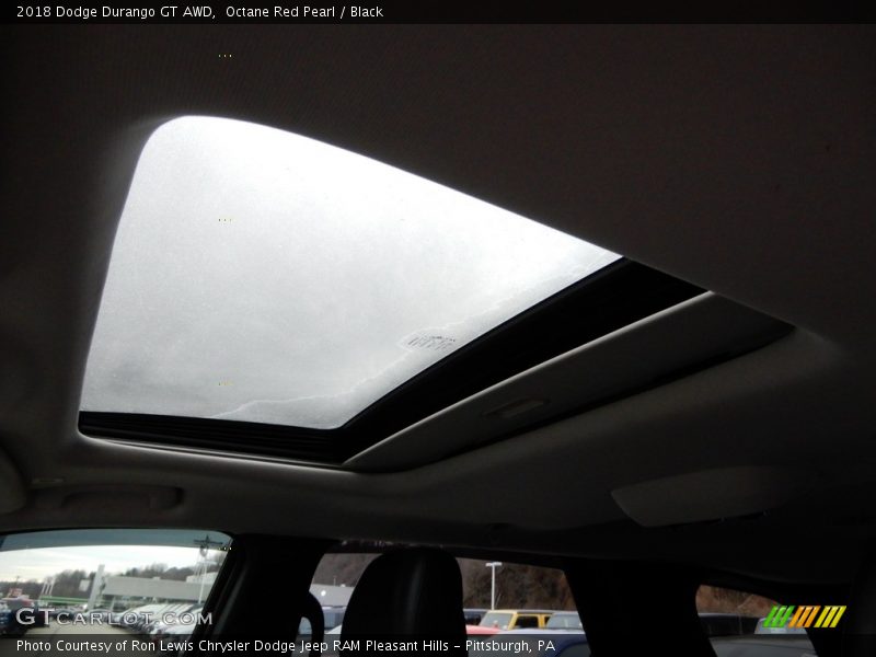Octane Red Pearl / Black 2018 Dodge Durango GT AWD