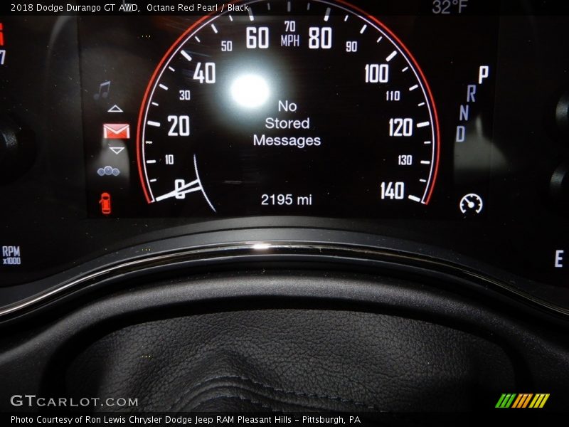 Octane Red Pearl / Black 2018 Dodge Durango GT AWD