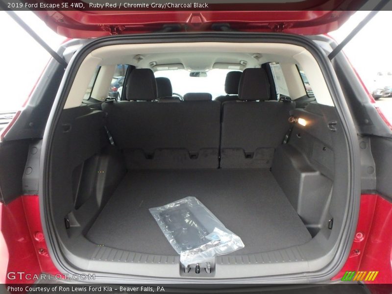 Ruby Red / Chromite Gray/Charcoal Black 2019 Ford Escape SE 4WD