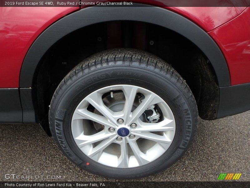 Ruby Red / Chromite Gray/Charcoal Black 2019 Ford Escape SE 4WD