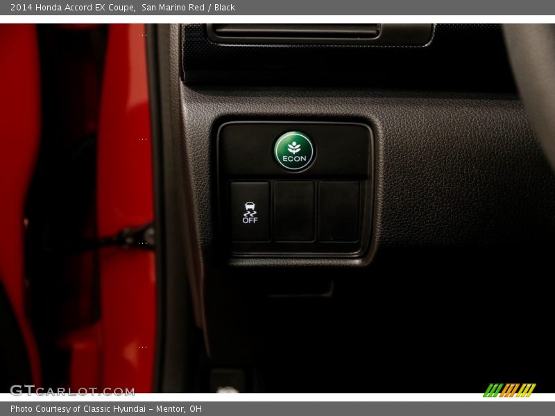 San Marino Red / Black 2014 Honda Accord EX Coupe