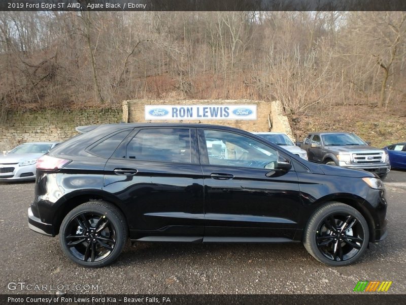 Agate Black / Ebony 2019 Ford Edge ST AWD