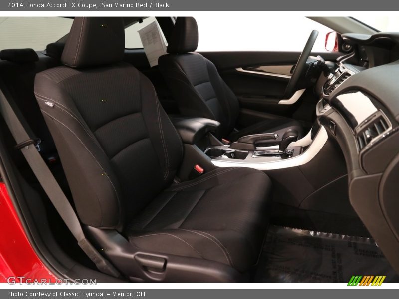 San Marino Red / Black 2014 Honda Accord EX Coupe