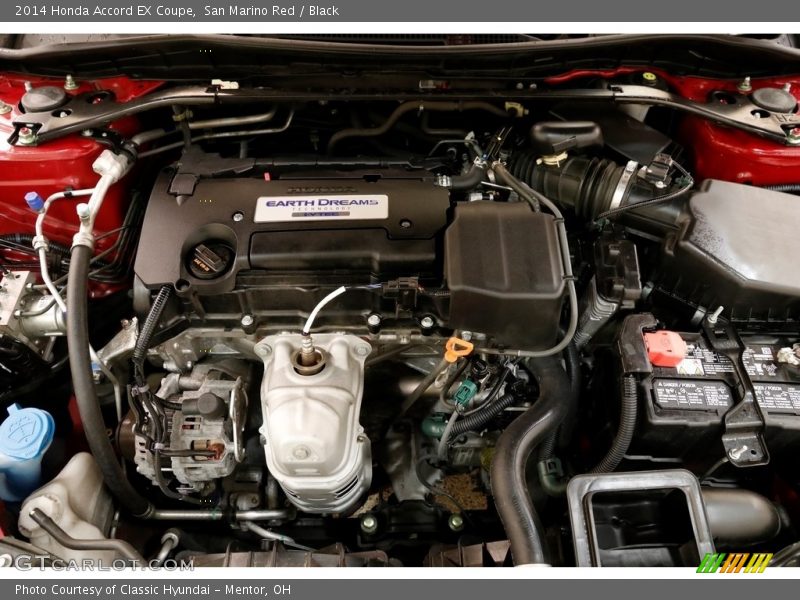 San Marino Red / Black 2014 Honda Accord EX Coupe