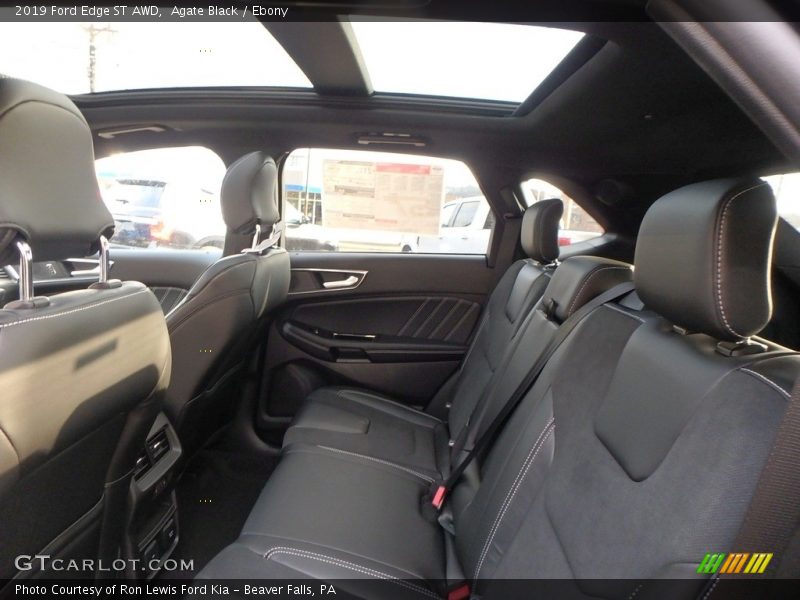 Rear Seat of 2019 Edge ST AWD