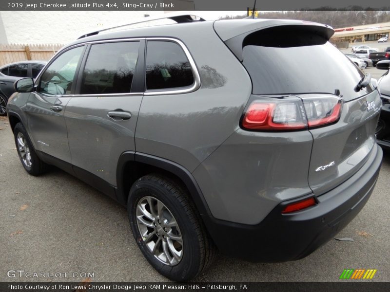 Sting-Gray / Black 2019 Jeep Cherokee Latitude Plus 4x4