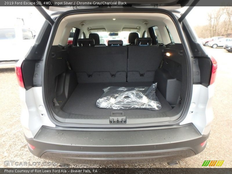 Ingot Silver / Chromite Gray/Charcoal Black 2019 Ford Escape SEL 4WD
