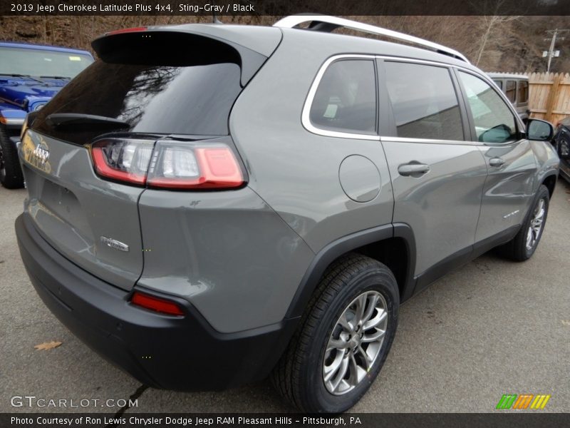 Sting-Gray / Black 2019 Jeep Cherokee Latitude Plus 4x4