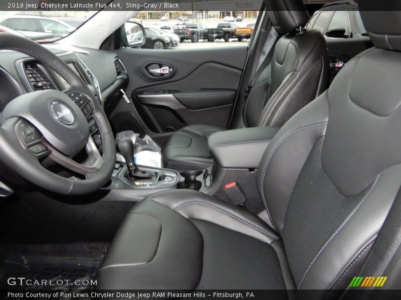 Sting-Gray / Black 2019 Jeep Cherokee Latitude Plus 4x4