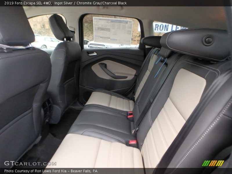 Ingot Silver / Chromite Gray/Charcoal Black 2019 Ford Escape SEL 4WD