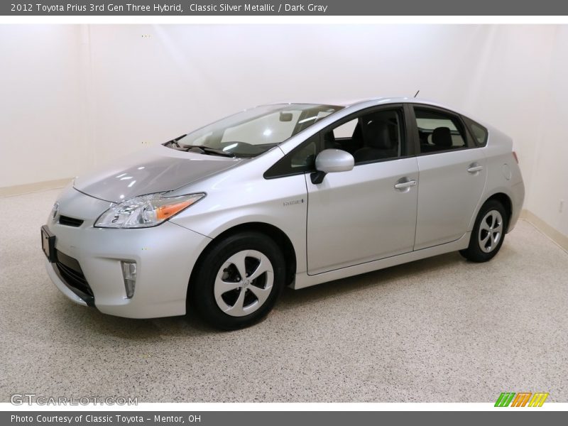 Classic Silver Metallic / Dark Gray 2012 Toyota Prius 3rd Gen Three Hybrid