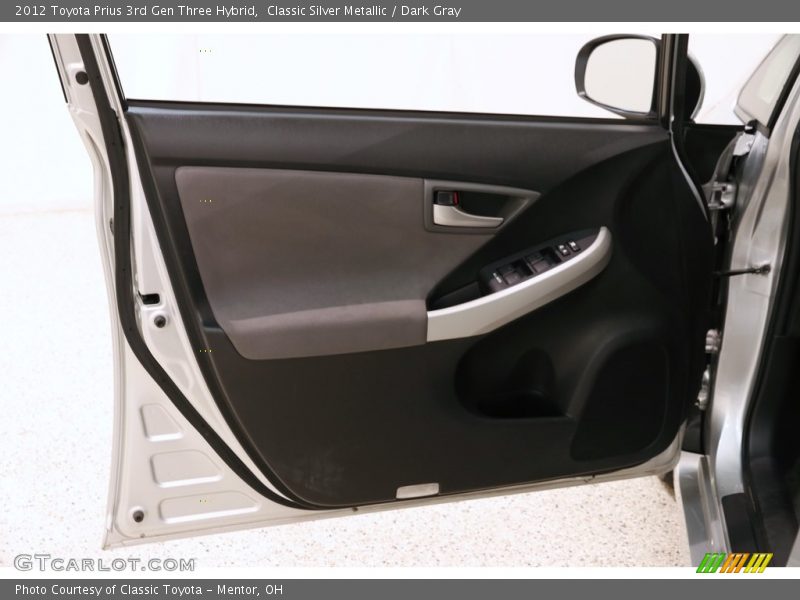 Classic Silver Metallic / Dark Gray 2012 Toyota Prius 3rd Gen Three Hybrid